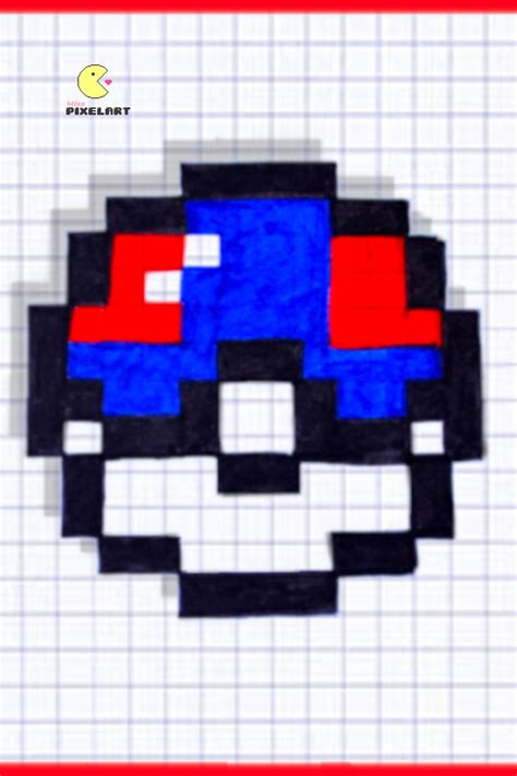 Maybe you would like to learn more about one of these? PIXEL ART FACILE SUPERBALL | Pixel art pokemon, Pixel art ...