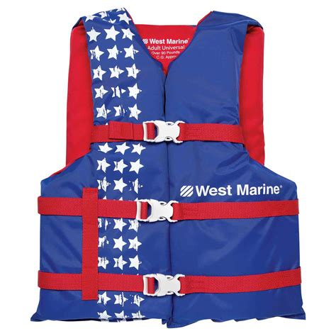 West Marine Americana 2 Runabout Life Jacket Universal West Marine