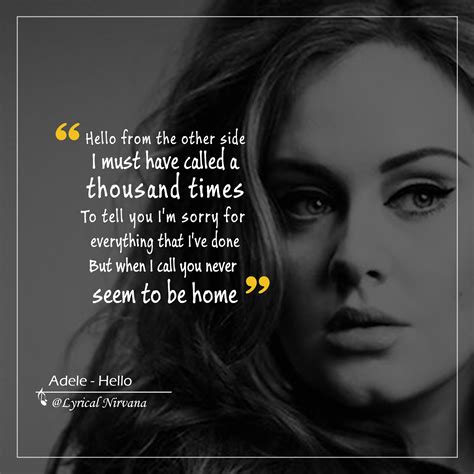 Adele Hello Adele Hello Music Is Life I Call You