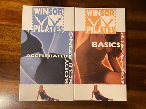 WINSOR PILATES VHS Lot 2 Tapes New Sealed Body Sculpting And Step