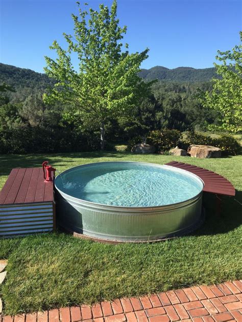 Galvanized Stock Tank Pool Inspiration Simple Pool Diy Swimming