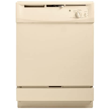 Ge Front Control Dishwasher In Bisque Gsd2100vcc The Home Depot