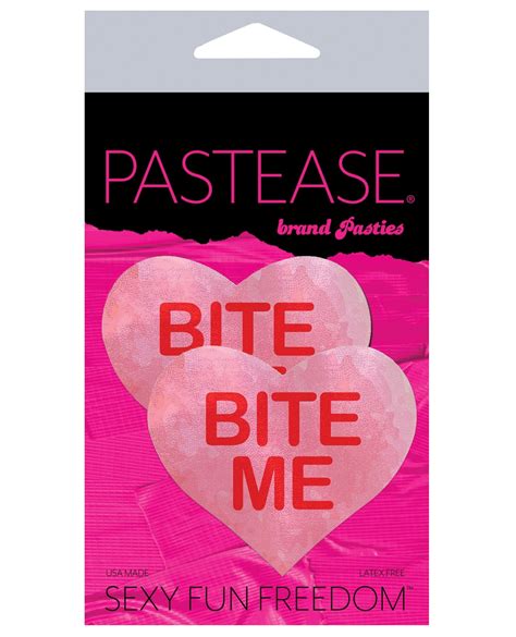 Pastease Bite Me Heart Pink Red O S By Pastease Cupid S Lingerie