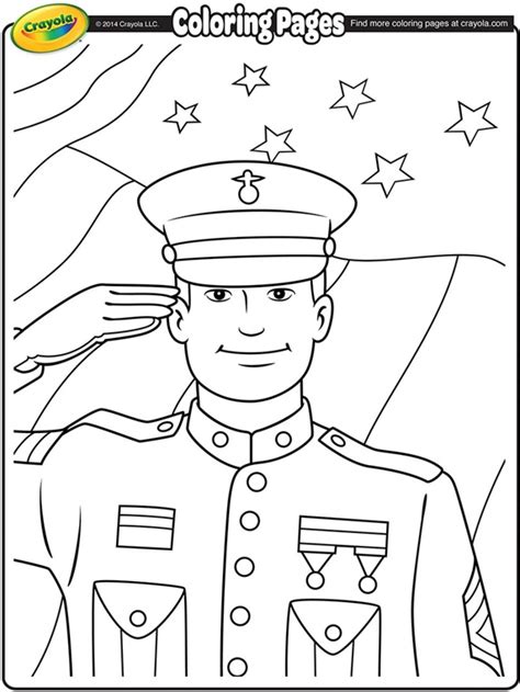 Veterans Day Thank You Coloring Page Sketch Coloring Page
