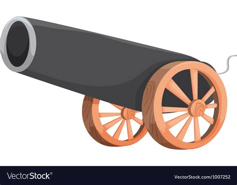 old cannon royalty free vector image vectorstock