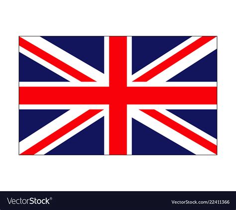 Uk Flag England Symbol Symbol Icon Design Vector Image