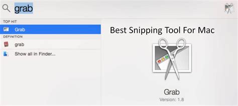 How To Snip On Mac With Grab And Snipping Tool Alternatives