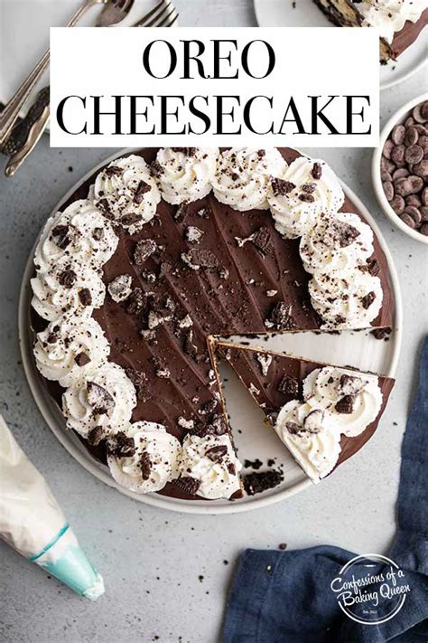 Oreo Cheesecake Recipe Confessions Of A Baking Queen