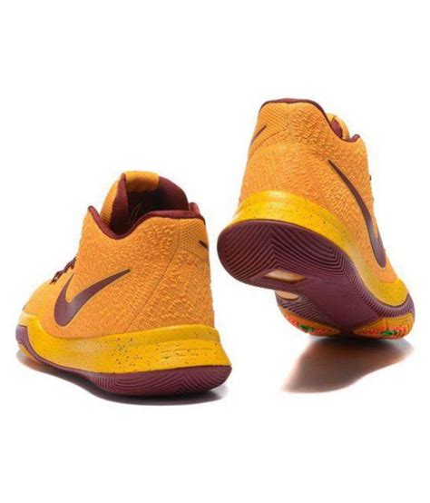 The nike kyrie 3 samurai debuted on december 25th, 2016 ($120) via nike snkrs as a surprise christmas mystery drop. Nike kyrie irving 3 Yellow Basketball Shoes - Buy Nike kyrie irving 3 Yellow Basketball Shoes ...