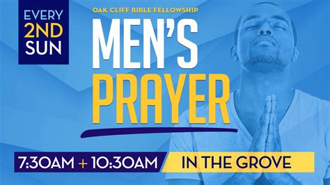 Mens Prayer Oak Cliff Bible Fellowship