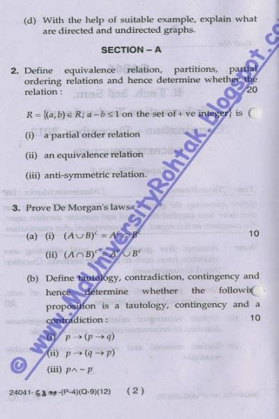 Five writing activities for aqa english language paper 2 question 5. Discrete Structure - December 2012 Question Paper - MDU