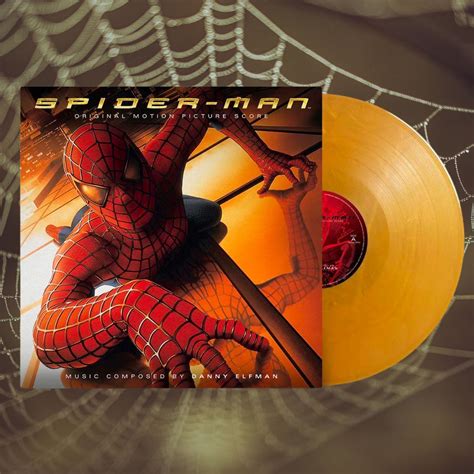 Spider Man Original Motion Picture Score Gold Vinyl 20th Anniversary