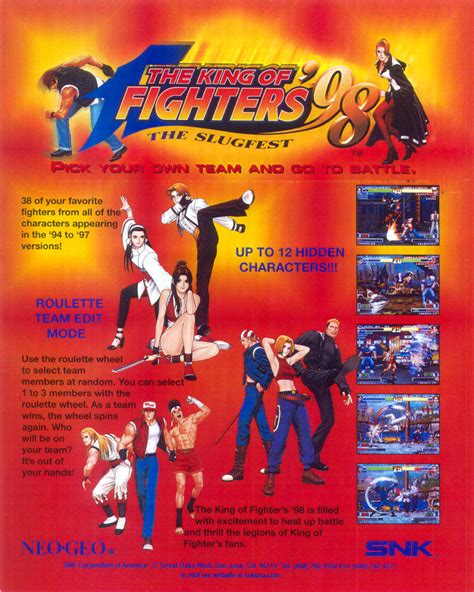 Review The King Of Fighters 98 The Slugfest On Arcade