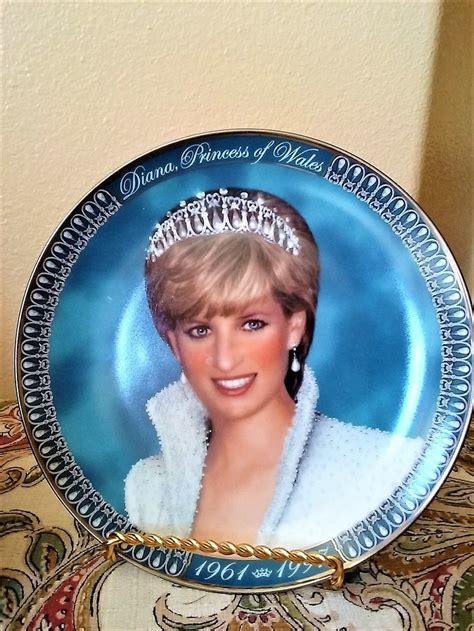 Collector Plate Princess Diana Of Wales Franklin Mint Numbered Fine
