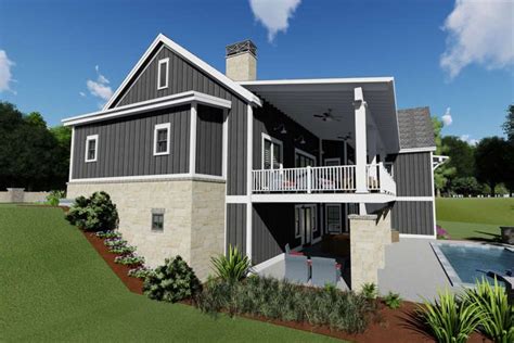 Plan 24389tw 4 Bed Craftsman House Plan With Walk Out Basement Artofit