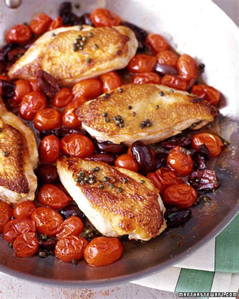 Mediterranean Chicken Recipe From Martha Stewart Living