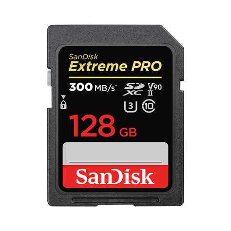 Sandisk Extreme Pro 128 Gb Sdxc 300 Mbsek Uhs Ii U3 Class 10
