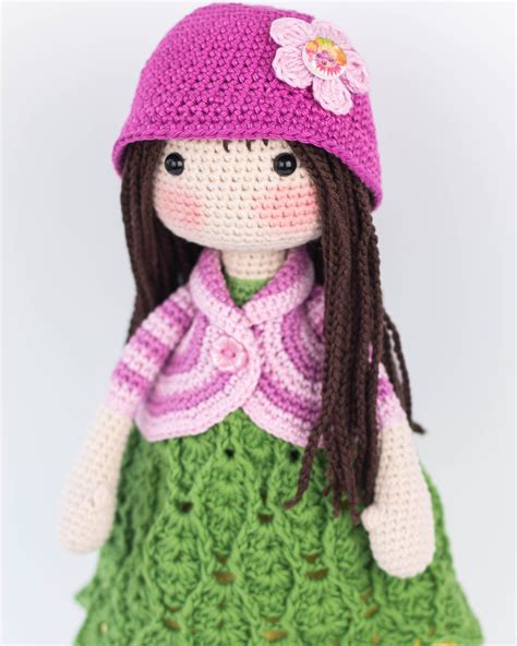 Tilda Crochet Doll Amigurumi Doll Stuffed Doll Handmade Doll