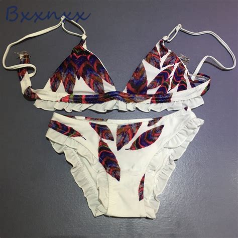 Sexy Brazilian Bikinis Women 2017 Thong Triangle Bikini Set Push Up