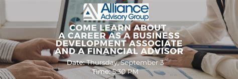 Speak to a careers adviser. Explore a Career as a BDA & Financial Advisor Webinar ...