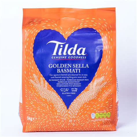 Tilda basmati rice at some of the best prices and shop with trust. Tilda Golden Sella Basmati Rice 5kg - One Basket
