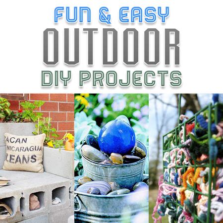 I can't recall ever seeing an atheist make mention of their lack of belief when showing a completed project. Fun and Easy Outdoor DIY Projects - The Cottage Market