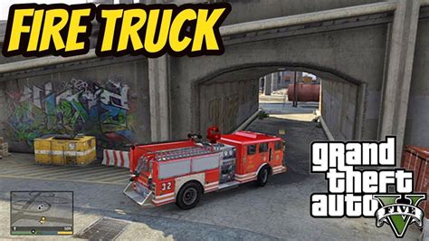 How To Get A Fire Truck In Gta 5 Anthonyguy