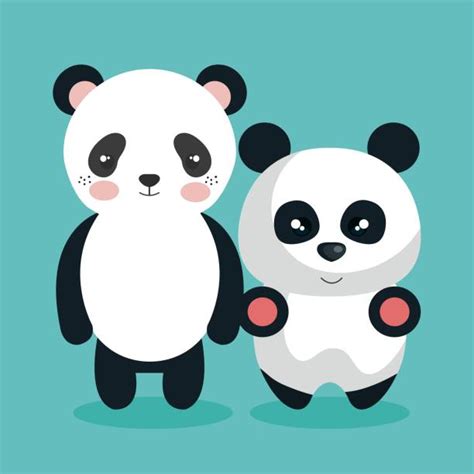 2 Pandas Illustrations Royalty Free Vector Graphics And Clip Art Istock