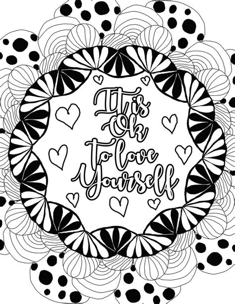 20 Free Printable Printable Adult Coloring Pages Quotes