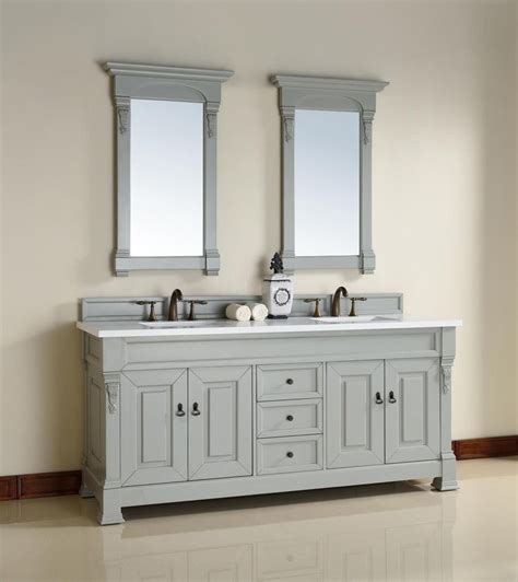 Do you think 55 inch bathroom vanity double sink looks great? 72 inch Urban Grey Double Bathroom Vanity Optional ...