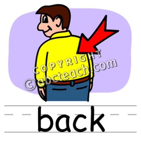 Clip Art: Basic Words: Back | Clipart Panda - Free Clipart Images