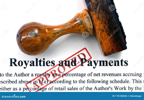 Royalties And Payments Stock Photo Image Of Design 176185836