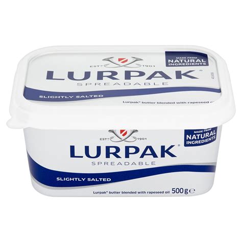 Lurpak Spreadable Slightly Salted 500g Butter And Margarine Iceland Foods