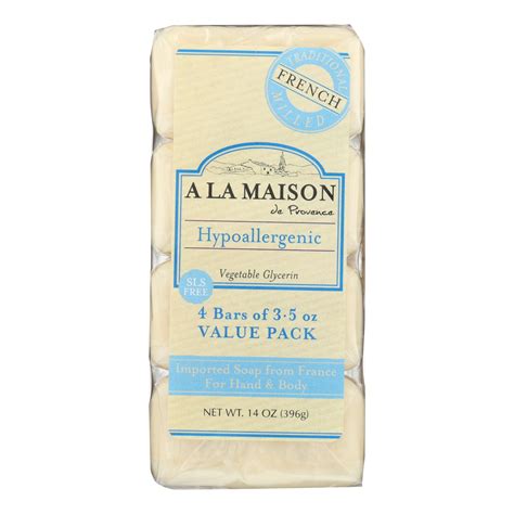 Traditional french formulas premium line of soap & bodycare. A La Maison - Bar Soap - Unscented Value Pack - 3.5 oz ...