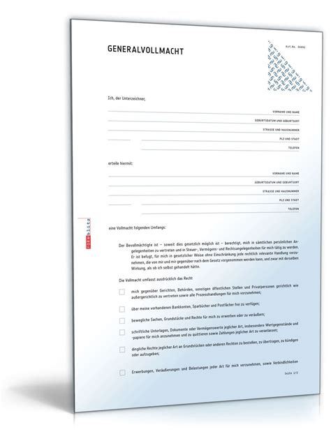 Kartonmodellbau h0 free download pdf / bahnhof loitz. Generalvollmacht - Muster-Vorlage zum Download