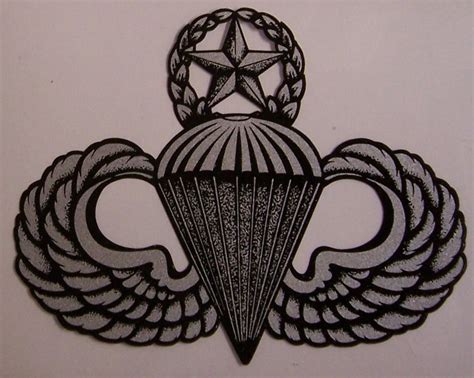 Window Bumper Sticker Military Army Airborne Master Jump Wings New