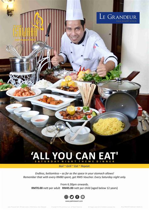 Looking for easy midweek meals that'll keep the whole family happy? 'ALL YOU CAN EAT' SATURDAY NIGHT THEME DINNER | Palm Resort