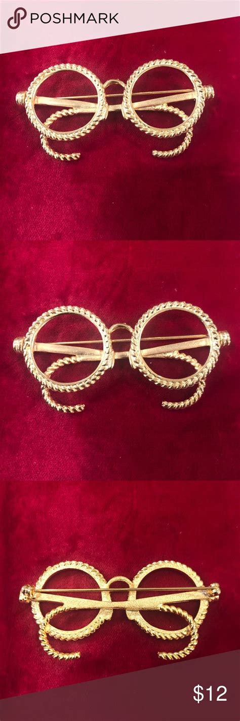 Eyeglasses Pin Eyeglasses Gold Color Things To Sell