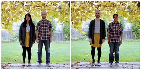 Couples Pose For Clothes Switching Photos