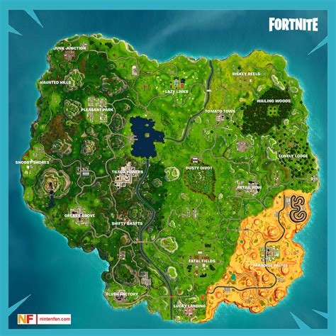 Fortnite Season 5 Newly Updated Map With Locations Marked Nintenfan