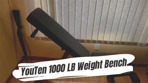 YouTen LB Adjustable Weight Bench Review Test YouTen Incline Decline Workout Bench For
