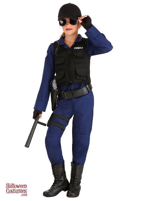 Girls Swat Team Sweetie Costume