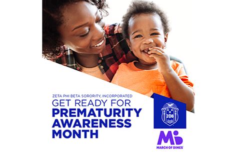 Zeta Phi Beta Sorority Supports March Of Dimes To Save Babies From