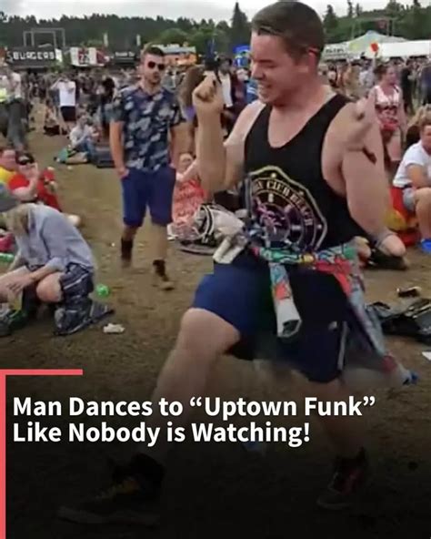 Man Dances To “uptown Funk” Like Nobody Is Watching