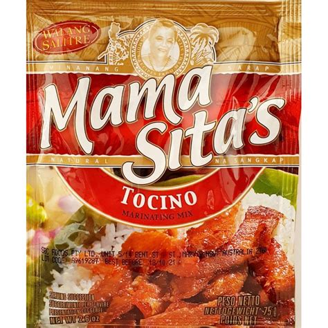 Mama Sitas 75g Tocino Pork Oriental Marinating Mix