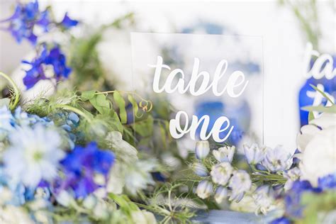 Acrylic Table Numbers Elizabeth Anne Designs The Wedding Blog