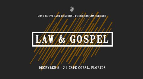 Law And Gospel In Gods World Founders Ministries