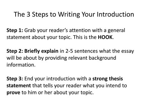 PPT - How to Write Your Introduction Paragraph PowerPoint Presentation ...