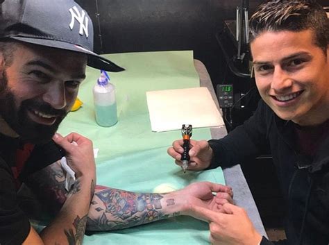 Celebrity biographies 158 views5 months ago. Real Madrid forward James Rodriguez turns tattoo artist amid doubts over Bernabeu future | Daily ...