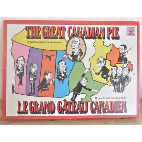 The Great Canadian Pie Vintage Board Game 1977